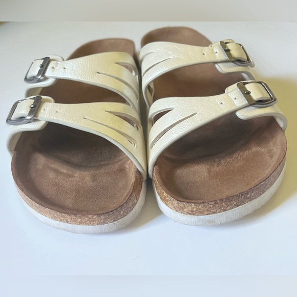 White Aeropostale Birkenstock-style Sandals - Picture 4 of 6